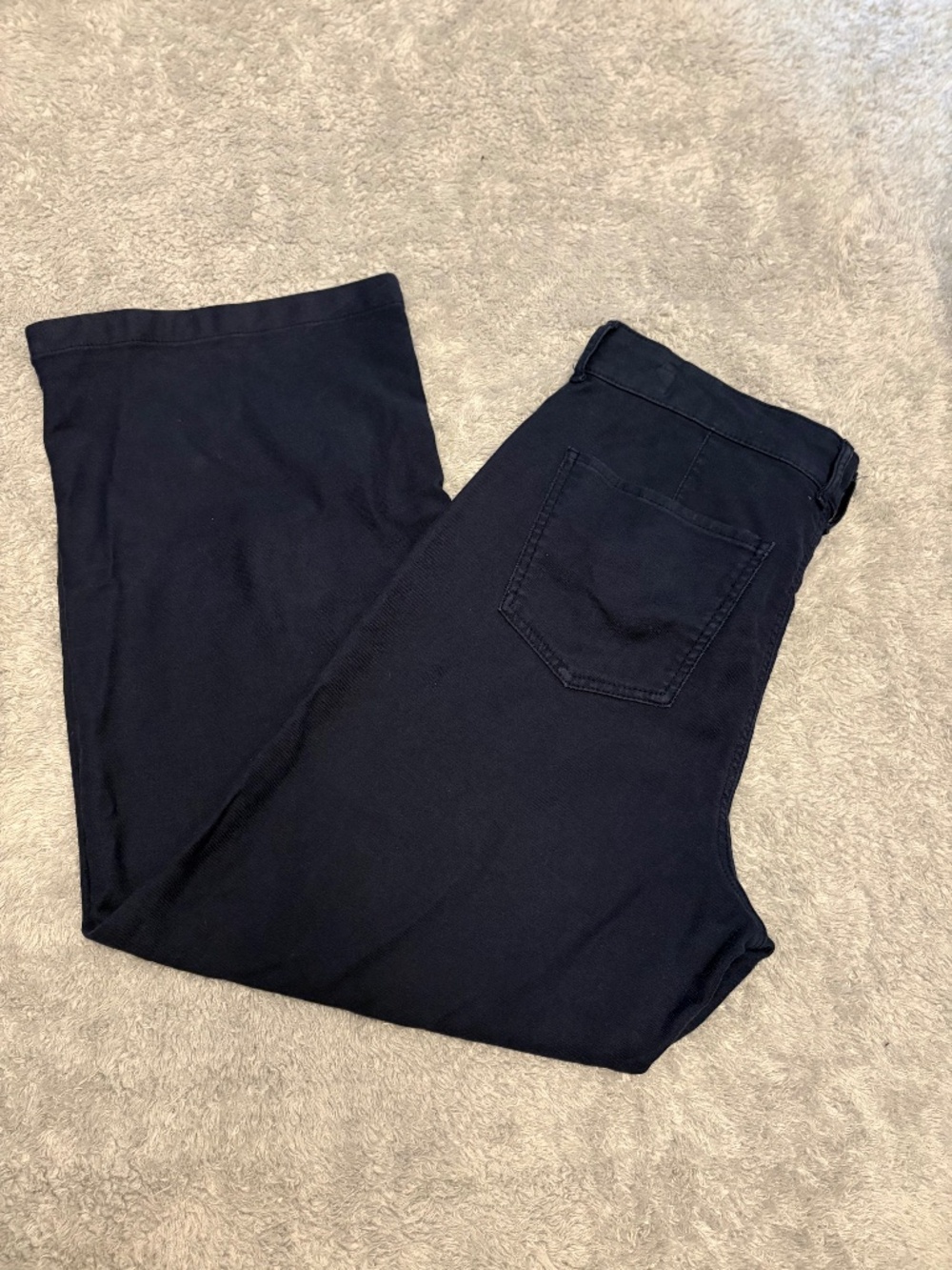 Women's Wonderly Navy Blue High Rise Wide Leg Pants